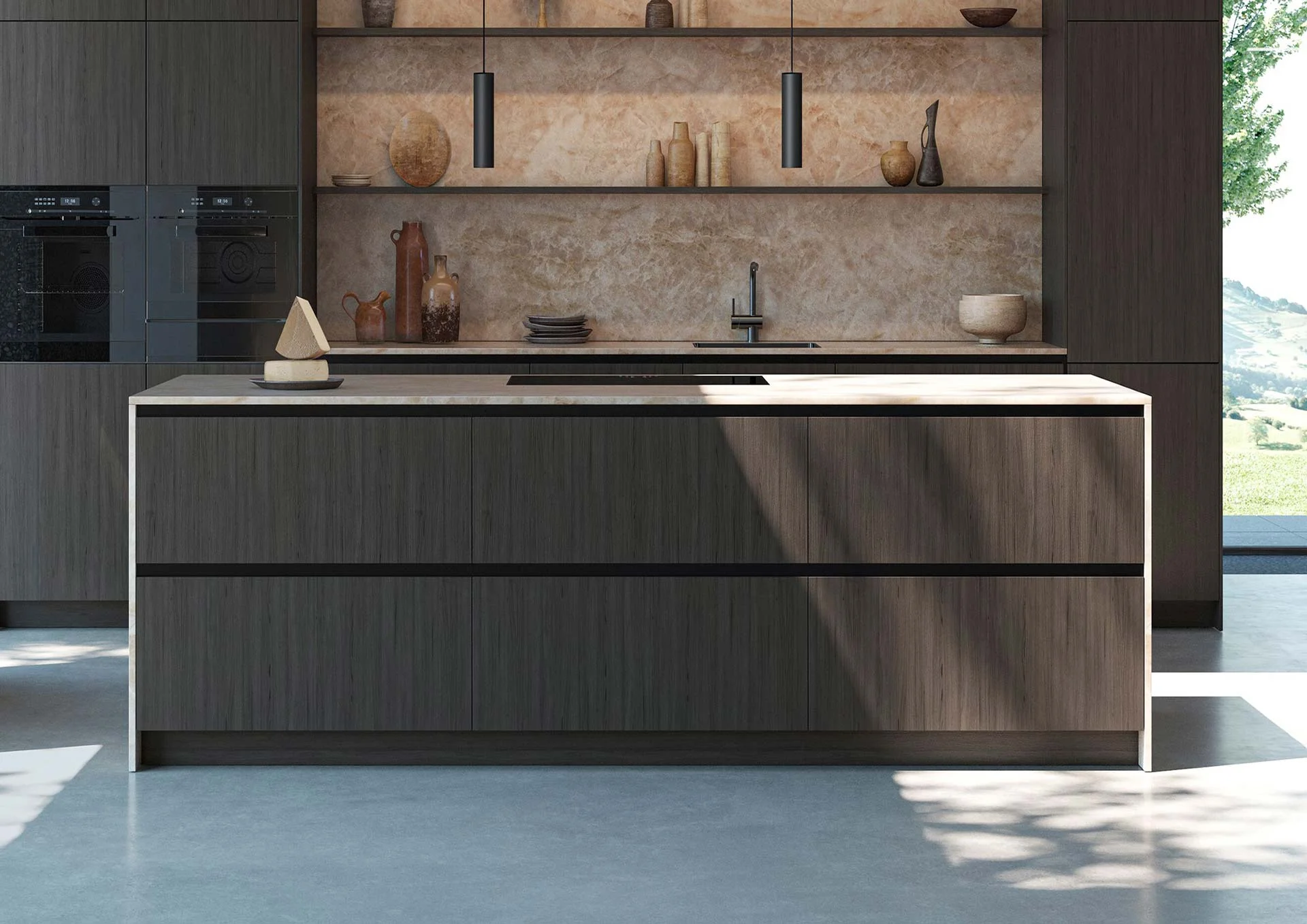 Poggenpohl kitchen display at KI Atelier in Vancouver